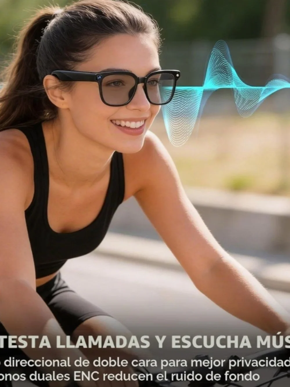 Gray Smart Camera Sunglasses with Built-In Lens and App Connectivity